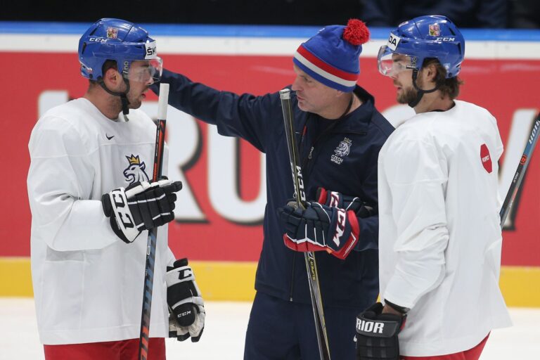 Čeští hokejisté nastoupí proti Švédům s Bartošákem v brance