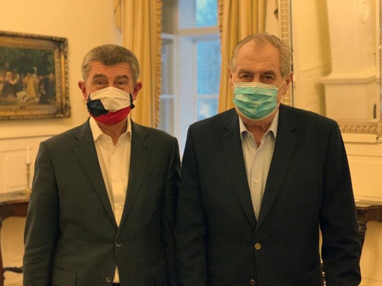 Babiš: Zeman se nechá očkovat v druhé polovině ledna