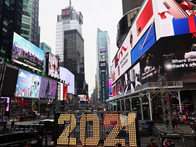 Silvestr v New Yorku byl neobvykle tichý