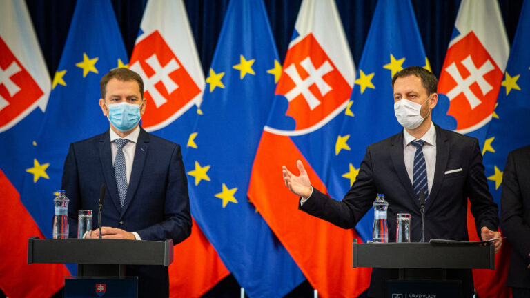 Matovič se chystá odstoupit. Novým premiérem navrhl ministra financí a kolegu z OLaNO Hegera