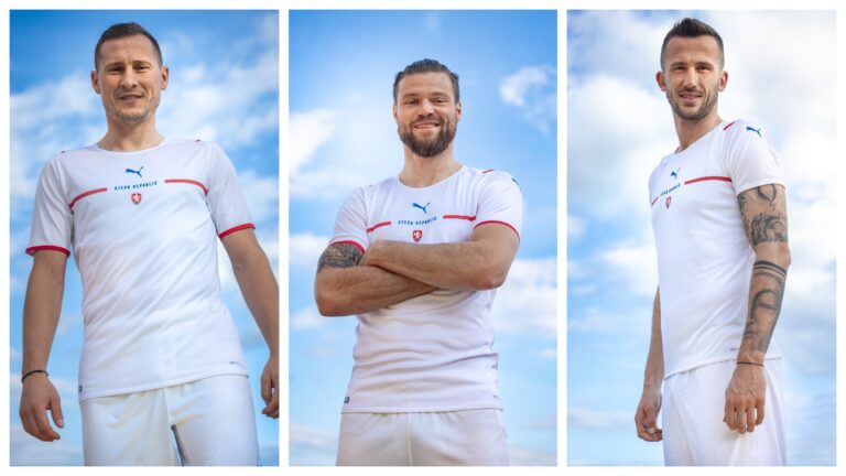 Fotbalová reprezentace představila nové dresy