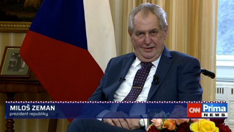 STAN chce potvrzení, zda Zeman v kauze Vrbětice vyzradil tajné informace