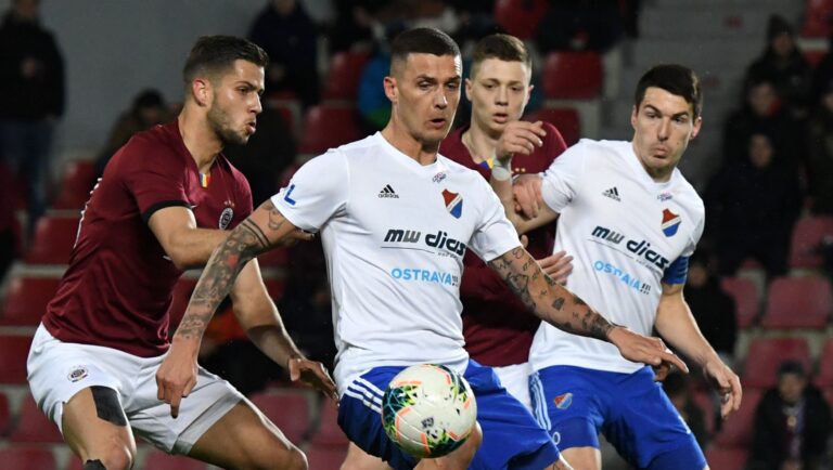 27. ligové kolo: Sparty porazila Ostravu, Slovácko zdolalo Olomouc