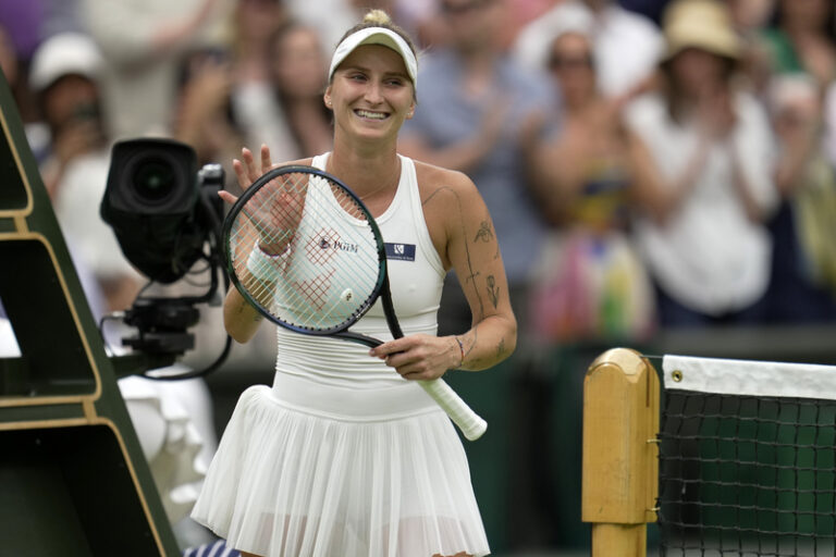 Vondroušová porazila Svitolinovou a zahraje si finále Wimbledonu