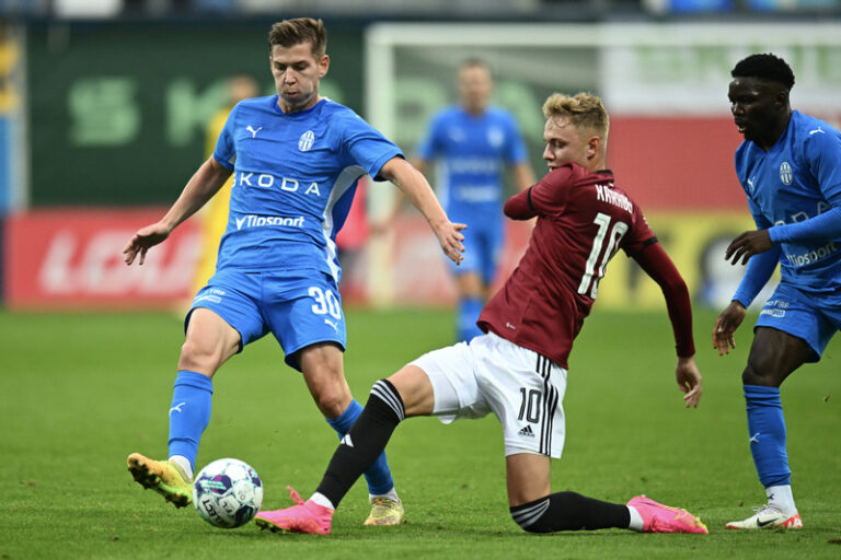 Sparta prohrála v Mladé Boleslavi, do čela ligy poskočila Slavia