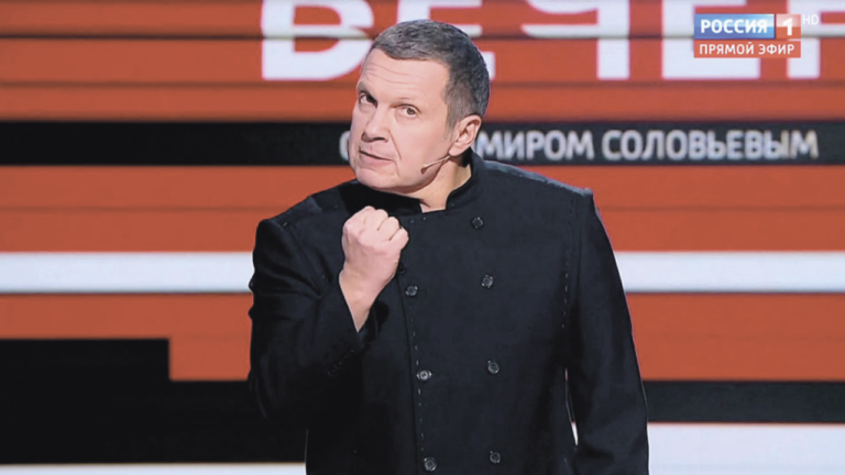 Propagandista Solovjov si stěžuje, že lidé ztrácejí zájem o Putinovu invazi