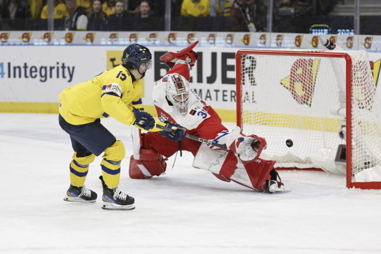 Čeští hokejisté podlehli v semifinále juniorského MS Švédům