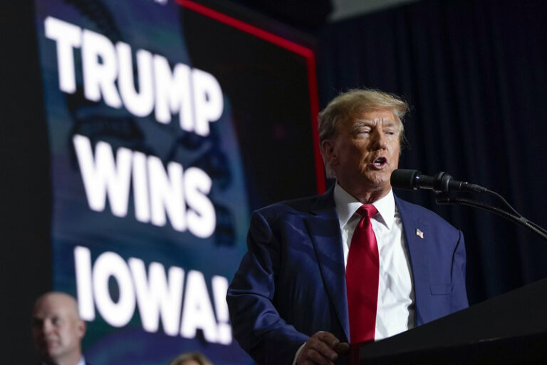 Iowa jasně podpořila nominaci Trumpa na prezidenta