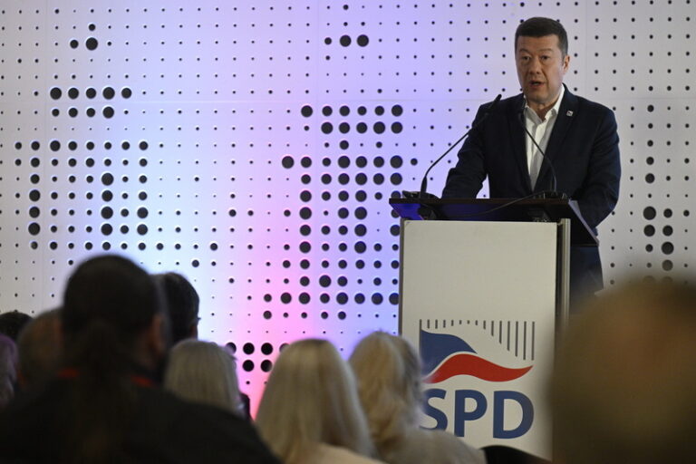 SPD povede dál Okamura, ve volbě na konferenci hnutí získal 88 pct hlasů