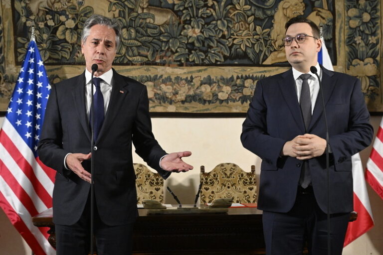 Lipavský s Blinkenem řešil bezpečnost či obranu, Blinken ocenil podporu Ukrajiny