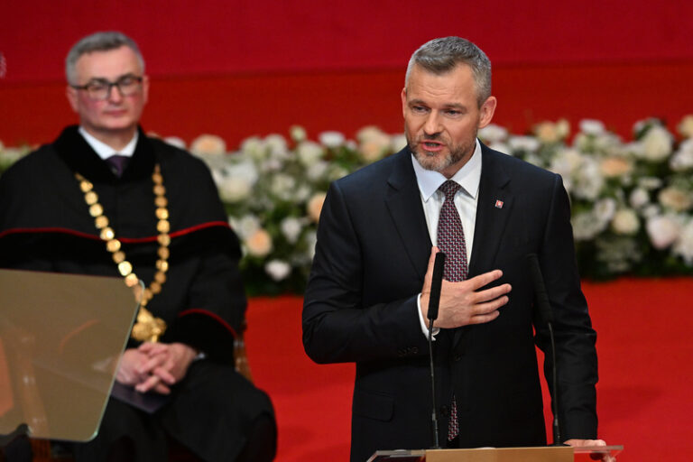 Nový slovenský prezident Pellegrini složil slib a ujal se úřadu