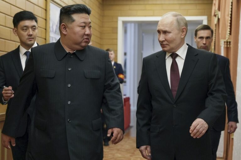 Putin a Kim Čong-un se dohodli na prohloubení vztahů mezi Ruskem KLDR