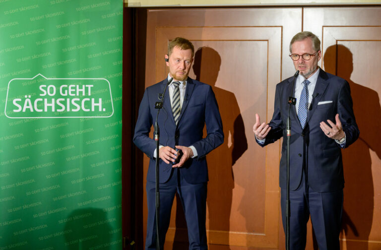 Fiala se saským premiérem varovali před růstem obliby populistů