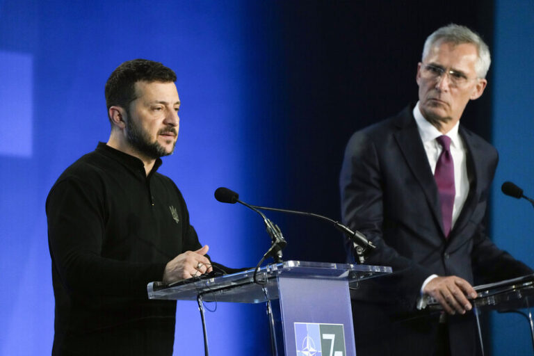 Zelenskyj považuje za nutné zachovat jednotu s partnery v NATO