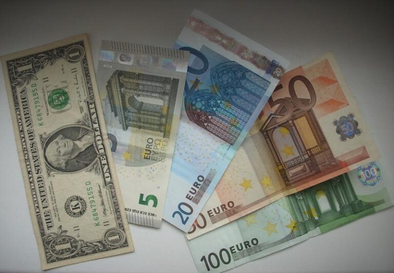 Koruna stagnovala k euru a oslabila k dolaru, pražská burza ztrácela