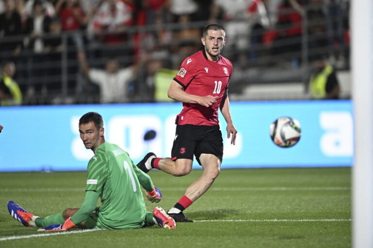 Čeští fotbalisté vstoupili do Ligy národů debaklem 1:4 v Gruzii