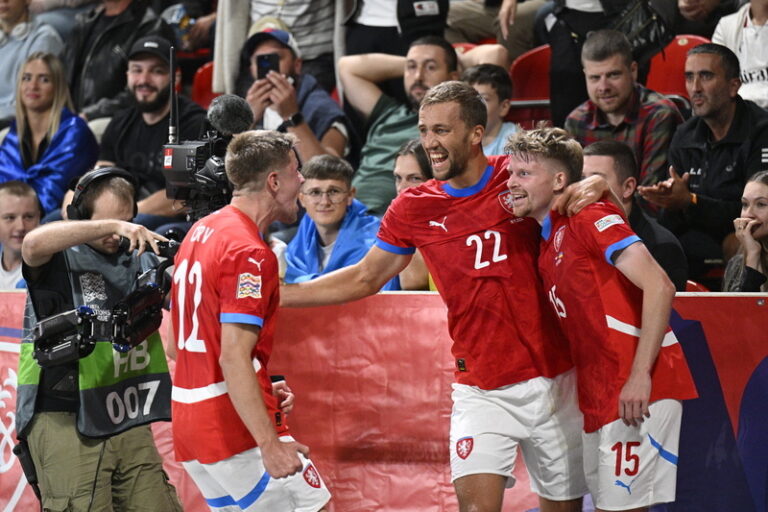 Čeští fotbalisté v Lize národů udolali Ukrajinu