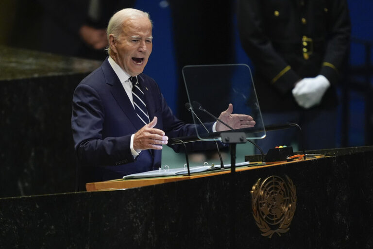 USA nepoleví v podpoře Ukrajiny, řekl Biden ve svém posledním projevu na VS OSN