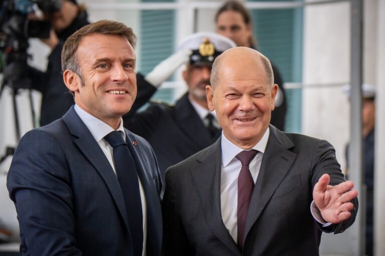 Scholz a Macron odsoudili íránský útok na Izrael, jednali i o Ukrajině