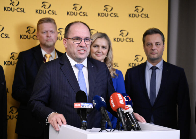 Výborný se v čele nového vedení KDU-ČSL chce zaměřit na podporu rodin a bydlení