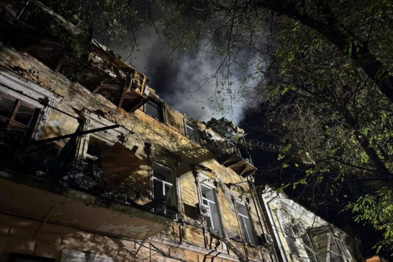 Teror jako nutkání vzdát se. Útok na Oděsu.