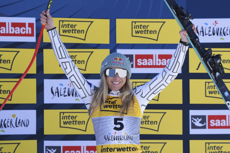 Ledecká si na lyžařském MS v Saalbachu dojela pro bronz ve sjezdu