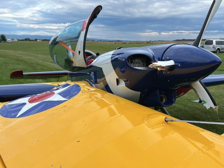 Na letišti v Josefově na Náchodsku se srazila dvě letadla