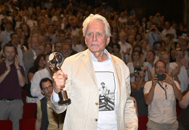 Herec a producent Michael Douglas je v Karlových Varech