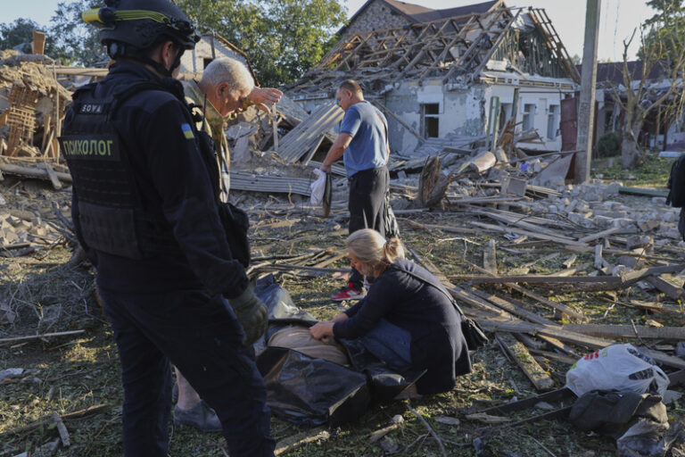 Ruský nálet na Záporoží si vyžádal tři životy, oznámily úřady