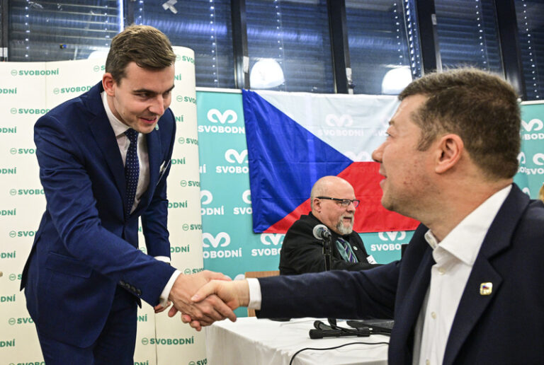 Svobodní chtějí jednat s partnery z SPD či PRO o spolupráci i pro senátní volby