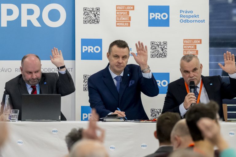 Předsedou strany PRO byl zvolen její zakladatel a poslanec Rajchl