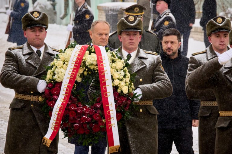 Polsko chystá nový balík vojenské pomoci Ukrajině, uvedl v Kyjevě Tusk