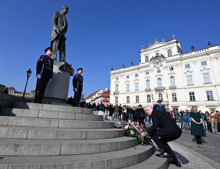 Drahoš: Masaryk připomínal, že demokracie není jen systém, ale i způsob myšlení