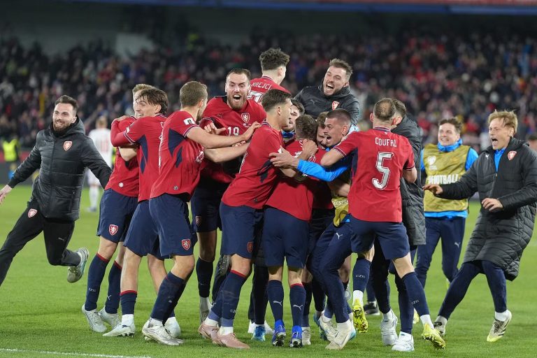 Česko – Dánsko 2:2, na penalty 3:1, fotbalisté jsou na mistrovství světa