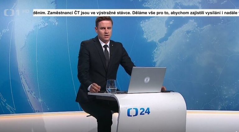 V ČT a ČRo začala jednodenní stávka kvůli financování
