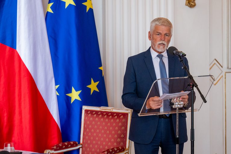 Pavel v projevu k velvyslancům zdůraznil potřebu působit navenek jednotně