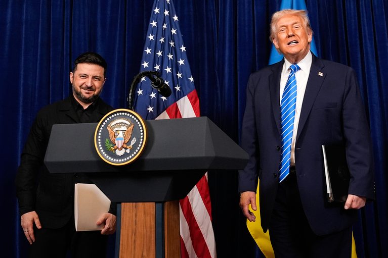 Trump se v úterý na okraj zasedání Valného shromáždění OSN setká se Zelenským