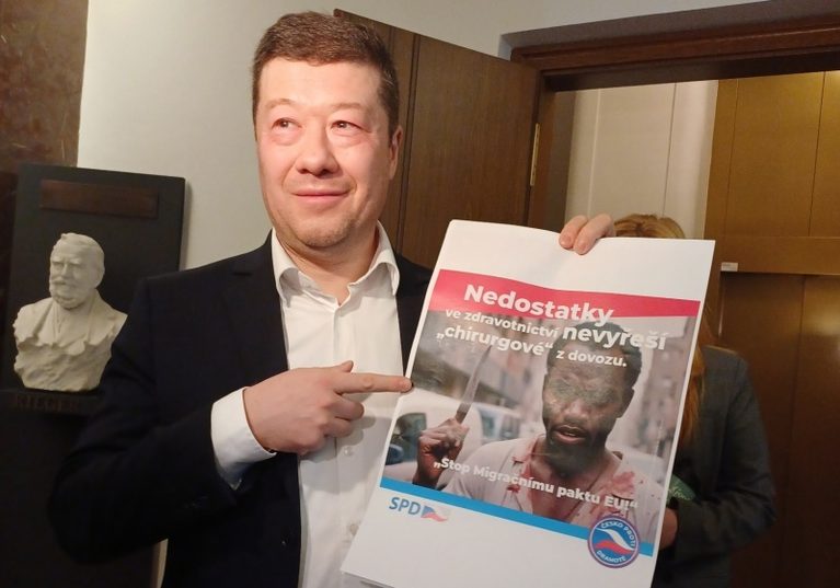 SPD nespáchalo plakáty podněcování k nenávisti, rozhodl odvolací soud